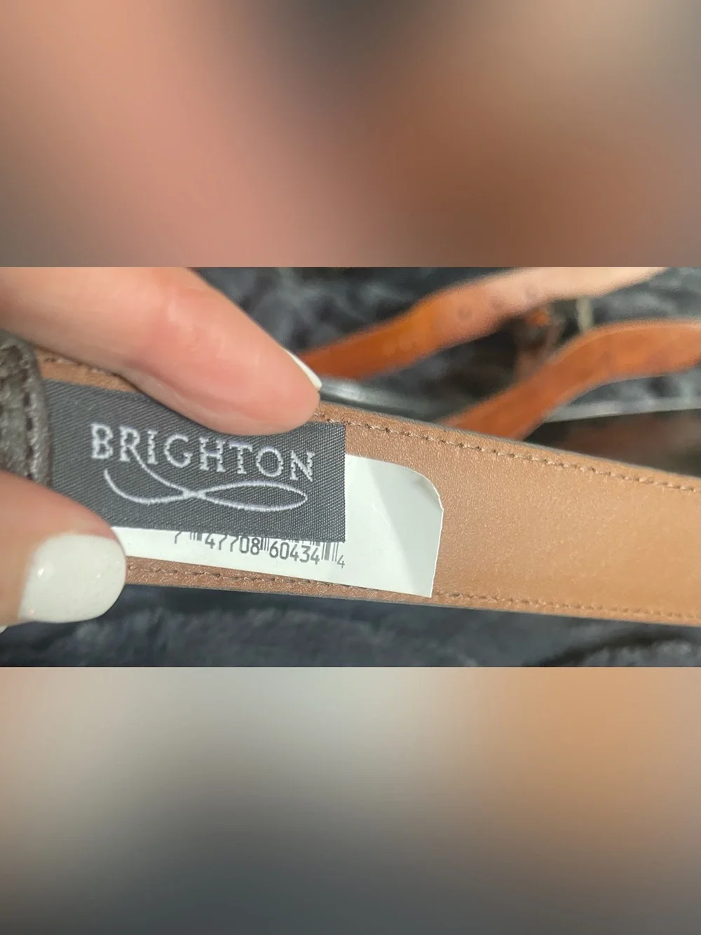 Brighton Norton Dress Belt Dark Brown MENS Made In USA Size 42 Silver Buckle